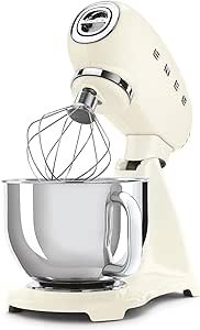 51kemlXnM8L.__AC_SX300_SY300_QL70_ML2_ Smeg 50's Retro Stand Mixer Cream review exploring features, design, and performance