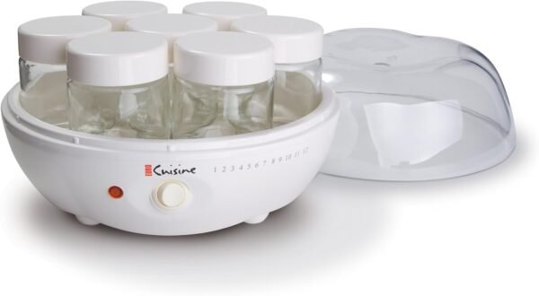 616XtZmcspL._AC_SL1500_ Euro Cuisine YM80 Yogurt Maker review Create Probiotic-Rich Homemade Yogurt Easily with Glass Jars