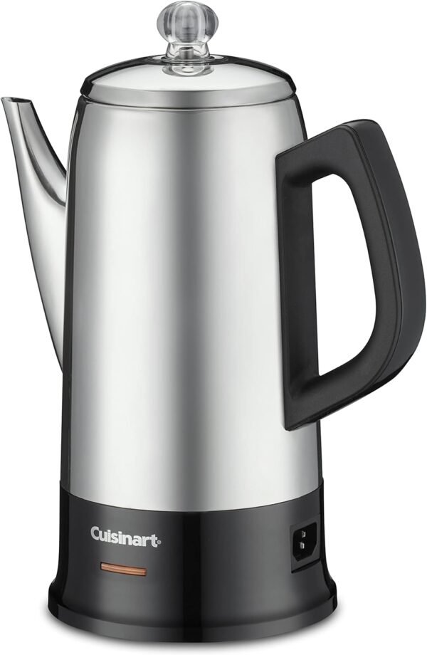 61dt5H0upEL._AC_SL1500_ Cuisinart Classic 12 Cup Percolator PRC-12N Stainless Steel review for coffee lovers