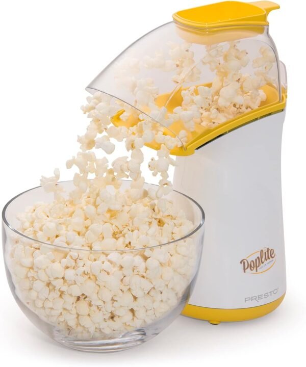 61iBqNkPrL._AC_SL1500_ Presto Poplite Hot Air Popcorn Popper review healthier snacking with efficient and fast performance