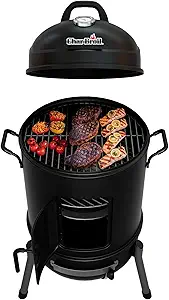 61tspzpVI5L.__AC_SX300_SY300_QL70_FMwebp_ Char-Broil Bullet Charcoal Smoker review durable and innovative features explained
