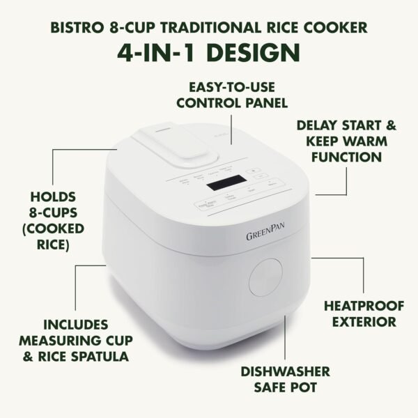 712gZ91CUNL._AC_SL1500_ GreenPan Rice Cooker Review Compact Healthy Ceramic Nonstick for Perfect Grains and Easy Meals