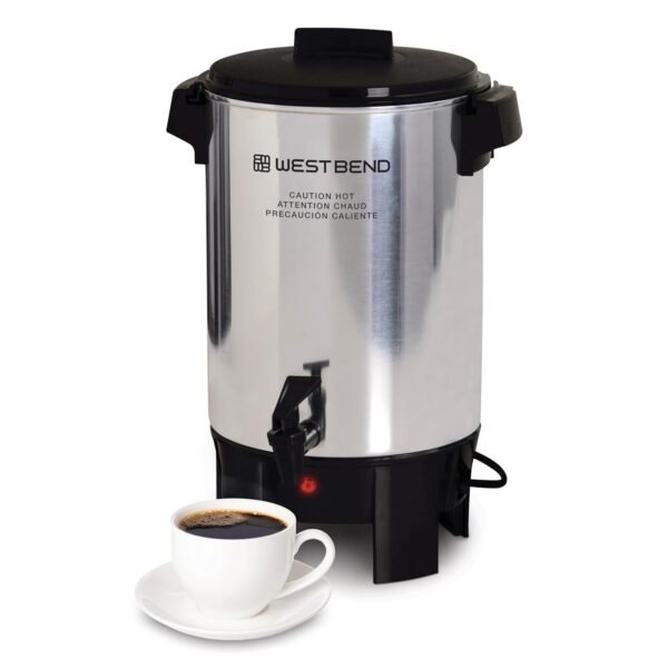 716qRWXyb5L._SL1500_ West Bend Coffee Urn 30-Cup Review Efficient Brewing with Automatic Temperature Control