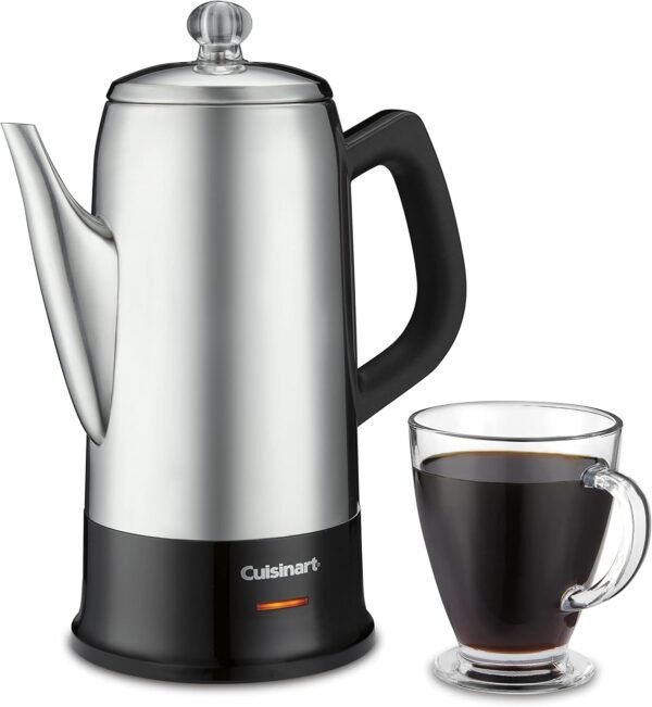 718ANc8aIZL._AC_SL1500_ Cuisinart Classic 12 Cup Percolator PRC-12N Stainless Steel review for coffee lovers