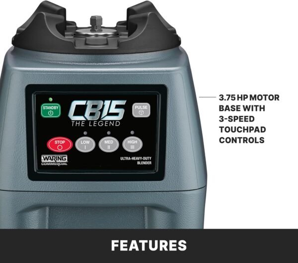 718rvr8ZR9L._AC_SL1500_ Waring CB15 Countertop Blender review exploring powerful performance and durable stainless steel design