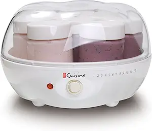 718w0rri56L.__AC_SY300_SX300_QL70_FMwebp_ Euro Cuisine YM80 Yogurt Maker review Create Probiotic-Rich Homemade Yogurt Easily with Glass Jars