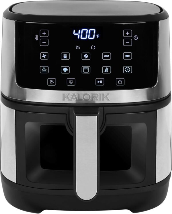 719DEGKf6NL._AC_SL1500_ Kalorik Air Fryer Review 5 Quart Touchscreen Digital Controls with 10 Presets