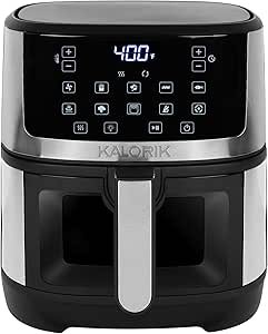 719DEGKf6NL.__AC_SX300_SY300_QL70_ML2_ Kalorik Air Fryer Review 5 Quart Touchscreen Digital Controls with 10 Presets