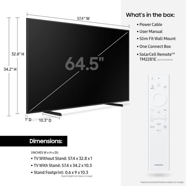 71CST66LrVL._AC_SL1500_ Samsung QLED 4K The Frame LS03B TV review Transforming Entertainment and Art Display