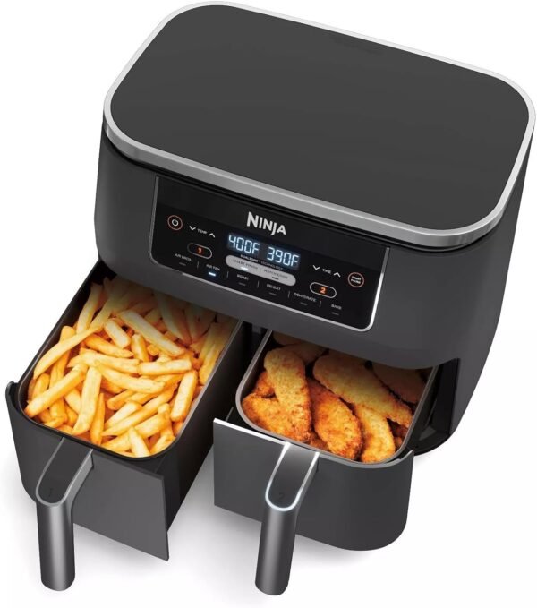71DD761ARzL._AC_SL1500_ Ninja DZ201 Foodi 2-Basket Air Fryer review 6-in-1 features and performance tested
