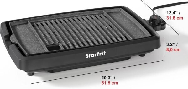 71EO2btKsrL._AC_SL1500_ Starfrit The Rock Indoor Smokeless Electric BBQ Grill review for hassle-free indoor cooking