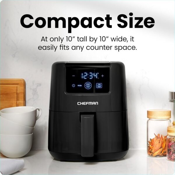 71FYKUwbyrL._AC_SL1500_ Chefman 2 Qt Mini Air Fryer review compact design and healthy cooking features