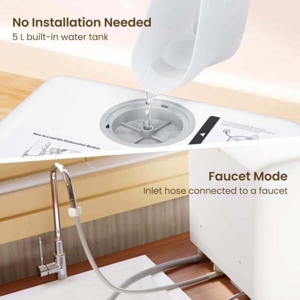 71LiJaaiTL._AC_SL1500_ HAVA countertop dishwasher review 6 program portable model with built-in water tank