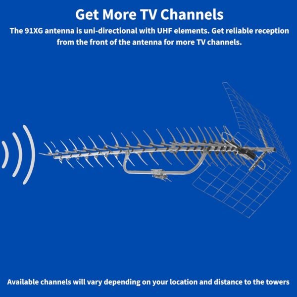 71M-1VAxOkL._AC_SL1500_ Antennas Direct Yagi 91XG TV Antenna Review High Gain for 70+ Mile Range