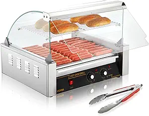 71PQpaIQNPL.__AC_SX300_SY300_QL70_FMwebp_ VEVOR Hot Dog Roller 11 Rollers Review Perfect for Grilling and Sausage Lovers