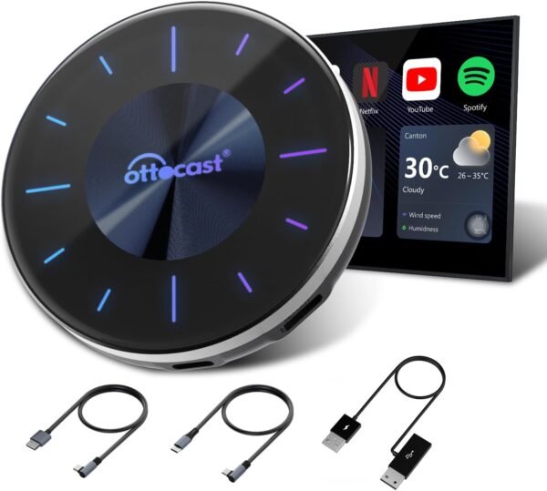 71PYADnrtL._AC_SL1500_ Review of Ottocast P3 CarPlay AI Box Wireless Adapter for Streaming Apps