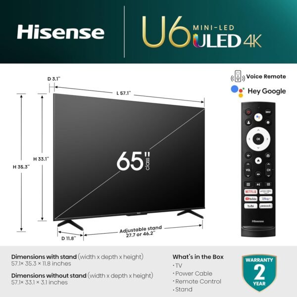 71UsoiIrr1L._AC_SL1500_ Hisense 65U6K QLED TV review is this 4K Mini-LED worth it