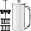 71Ve4ubPqL._AC_SL1500_ Review of ESPRO P7 French Press Coffee Maker Stainless Steel Design