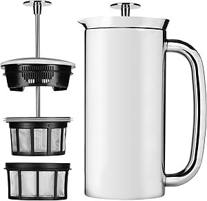 71Ve4ubPqL._AC_SY300_SX300_ Review of ESPRO P7 French Press Coffee Maker Stainless Steel Design