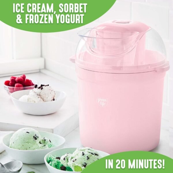 71XwRxfpVL._AC_SL1500_ GreenLife Ice Cream Maker Review Crafting Frozen Yogurt and Sorbet Effortlessly