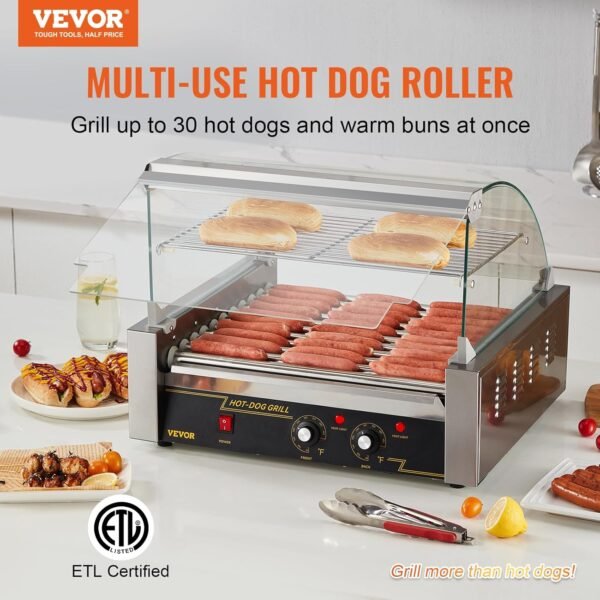 71Zj-c50DML._AC_SL1500_ VEVOR Hot Dog Roller 11 Rollers Review Perfect for Grilling and Sausage Lovers