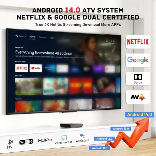 71i05CCvRcL._AC_SL1500_ Kinhank G1 Android TV Box 14.0 review Ultra 4K HDR Netflix certified