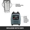 71kmRLVKMJL._AC_SL1500_ Waring CB15 Countertop Blender review exploring powerful performance and durable stainless steel design