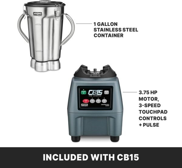 71kmRLVKMJL._AC_SL1500_ Waring CB15 Countertop Blender review exploring powerful performance and durable stainless steel design