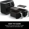 71lbs2A4GES._AC_SL1500_ Ninja DZ100 Air Fryer Review DualZone Technology for Perfect Multi-Cooking