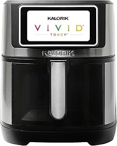 71mYU66LEL._AC_SY300_SX300_ Kalorik Air Fryer Review Vivid Touch 7 Quart with 200 Cooking Presets