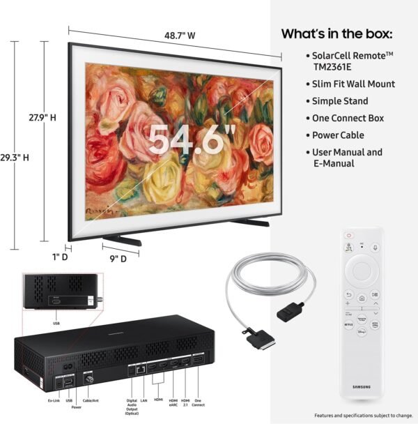 71oA8NXeKEL._AC_SL1500_ Samsung 55-Inch QLED 4K The Frame Review Anti-Reflection Smart TV with Art Mode