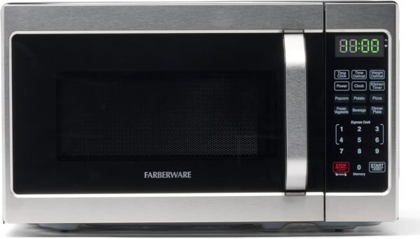 71oQoE91sSL._AC_SL1500_-1 Farberware Countertop Microwave 700 Watts review compact stainless steel oven for small spaces