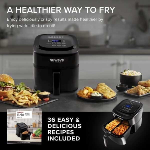 71posmidY-L._AC_SL1500_ NUWAVE Brio 7-in-1 Air Fryer Oven review with features and performance insights
