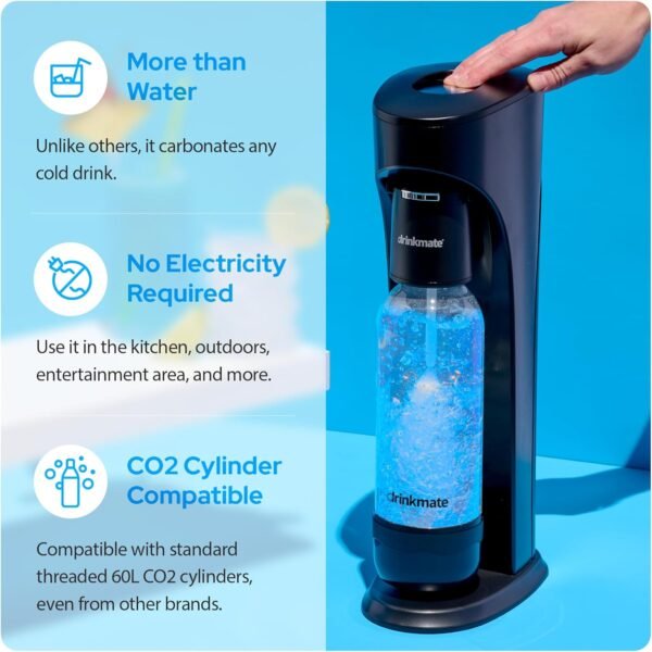 71sZ-BfG49L._AC_SL1500_ Drinkmate OmniFizz sparkling beverage maker review carbonates soda, water, and drinks effortlessly