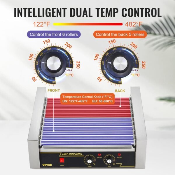 71x-uGtpCEL._AC_SL1500_ VEVOR Hot Dog Roller 11 Rollers Review Perfect for Grilling and Sausage Lovers