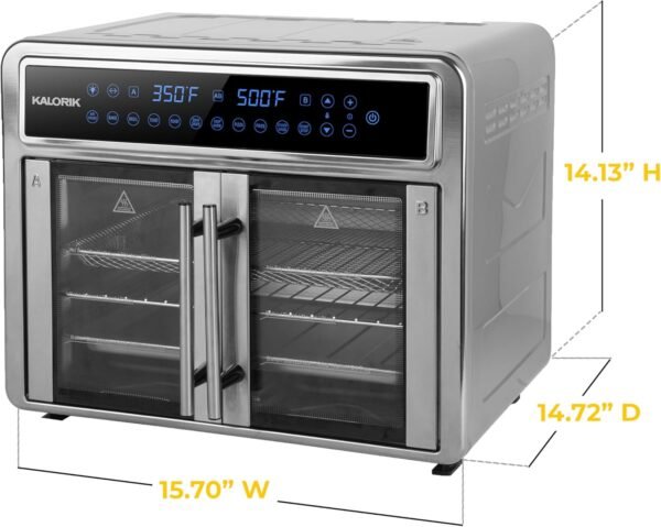 71yaMyoAjPL._AC_SL1500_ Kalorik Air Fryer Oven MAXX Review Ultimate 26-Quart Flex Trio Performance and Features