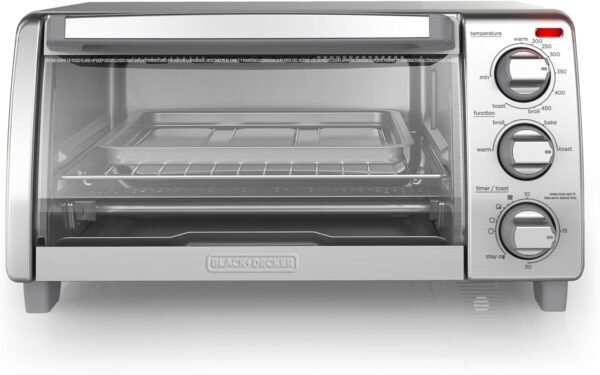 71z4q32gUnL._AC_SL1500_ BLACK+DECKER 4-Slice Toaster Oven TO1475SSD Review Efficient Cooking with Natural Convection