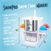 811CnvLgML._AC_SL1500_ Nostalgia SnowPro Electric Shaved Ice Maker review for perfect snow cones at home