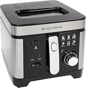81K0FGYSuBL.__AC_SX300_SY300_QL70_FMwebp_ West Bend Deep Fryer review adjustable temperature control and 3-liter capacity insights
