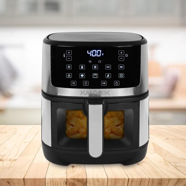 81NQs-WmL._AC_SL1500_ Kalorik Air Fryer Review 5 Quart Touchscreen Digital Controls with 10 Presets