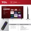 81S10hOakL._AC_SL1500_ TCL 55-Inch 4-Series 4K UHD Smart Roku TV review for streaming lovers