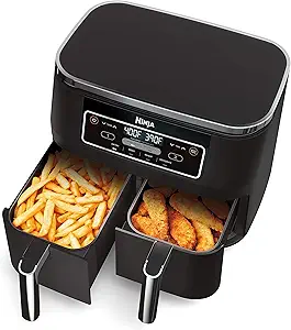 81i39vRv0DS.__AC_SX300_SY300_QL70_FMwebp_ Ninja DZ100 Air Fryer Review DualZone Technology for Perfect Multi-Cooking