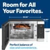 81id8jkPUL._AC_SL1500_ GE GCST10A1WSS Countertop Microwave Oven review with Air Fryer and Convection Mode