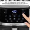 81kIhKHiI9L._AC_SL1500_ Kalorik Air Fryer Review 5 Quart Touchscreen Digital Controls with 10 Presets