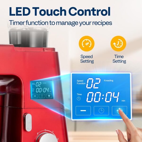 81omnAyluL._AC_SL1500_ VIVOHOME 9 in 1 Stand Mixer Review Versatile Kitchen Tool for Baking