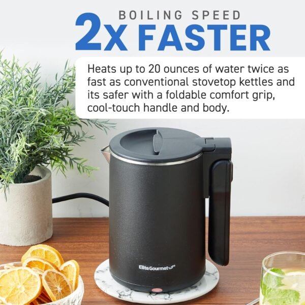 81qsUOb1OxL._AC_SL1500_ Elite Gourmet Electric Kettle EKT719 review compact dual voltage design for travel