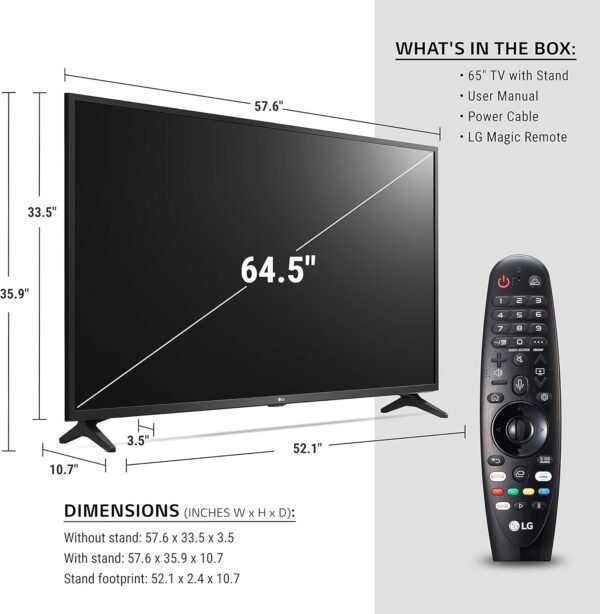 81ryrgV-HcL._AC_SL1500_ LG 65UN7300PUF 4K Smart UHD TV review featuring Alexa and Active HDR