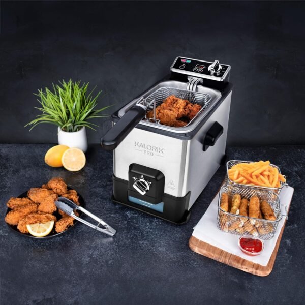 91ju5bvuDaL._AC_SL1500_ Kalorik Pro Deep Fryer review 4.2 Quart with Oil Filtration System